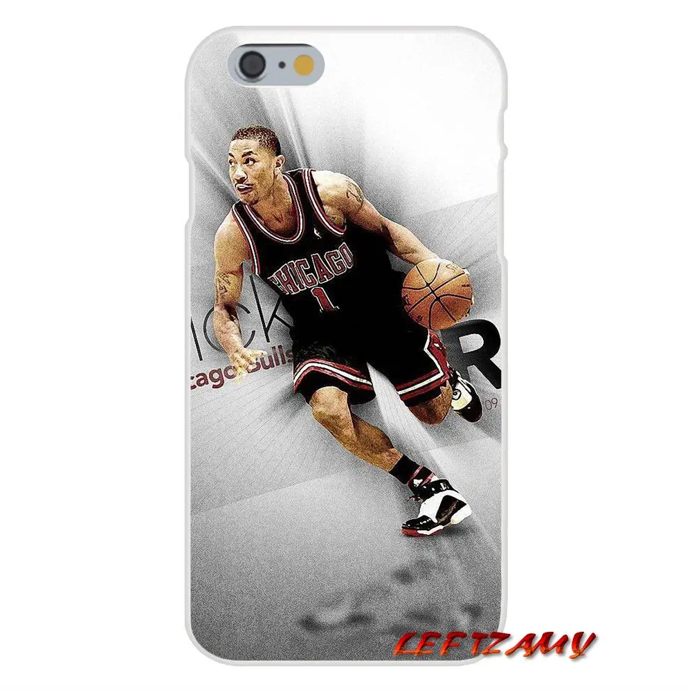 Прозрачные чехлы из ТПУ для Xiaomi Redmi 3 3S 4A 5A Pro Mi4 Mi4C Mi5S Mi6X Mi Max2 Note 4 Derrick Rose Basketball Star |