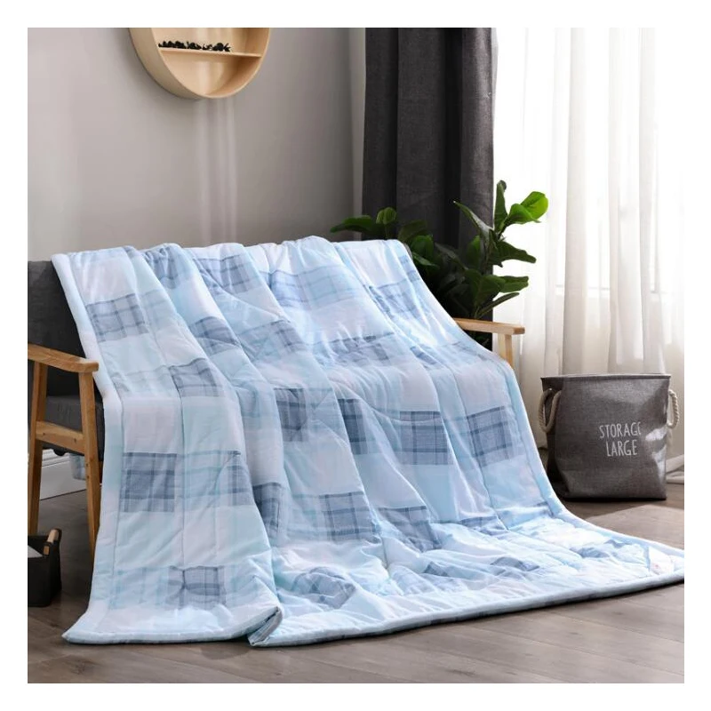 King size постельное шелковое одеяло королева новая ткань стеганое одеяла Colchas Para Cama