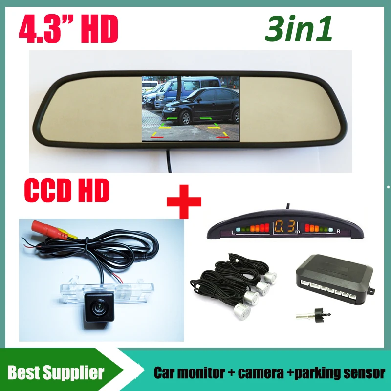 Датчик парковки + автомобильный монитор для Nissan Geniss Qashqai X Trail Dualis Sunny Juke Peugeot 307cc