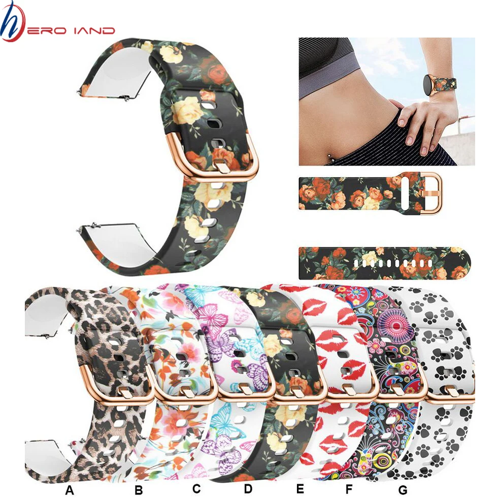 

Smart watchband for samsung galaxy active 2 40mm 44mm amazfit gts 2 Mini Bip Bracelet Samsung galaxy watch 3/4 Classic 46mm 42mm