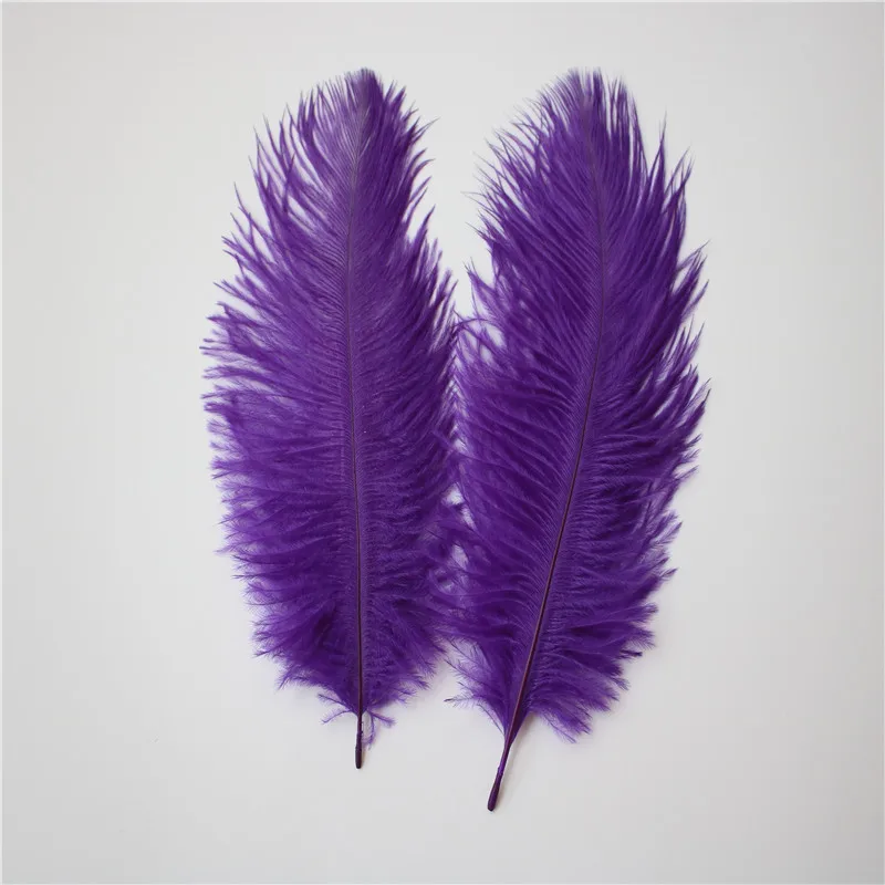 Purple Дешевые 10 шт 15-20 см цветные страусиные перья для рукоделия ювелирных изделий для украшения свадебной вечеринки Свадебные украшения Горячая Распродажа - Цвет: Purple