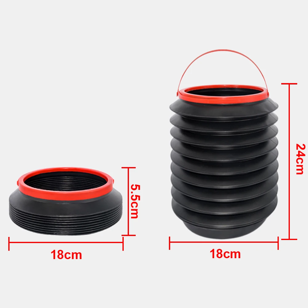 Портативный автомобильный мусорный бак на 4 л складной креативный