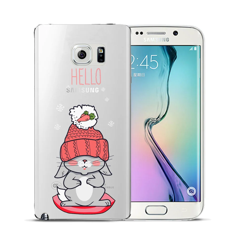 Мягкий силиконовый чехол из ТПУ с милым мультяшным кроликом котом для Samsung Galaxy Grand
