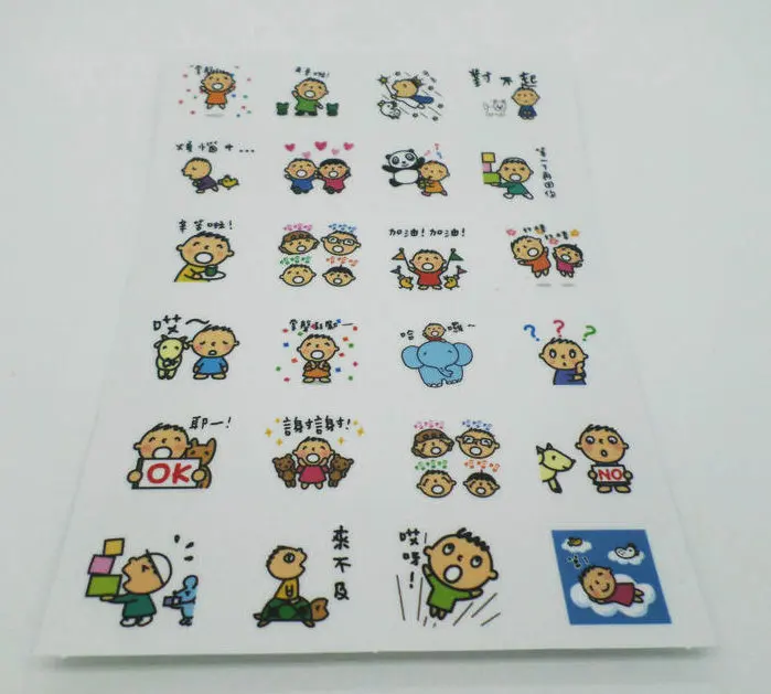 Бесплатная доставка 24 шт./лот новые наклейки на стену sanrio Minna No Tabo Мультяшные Utopia