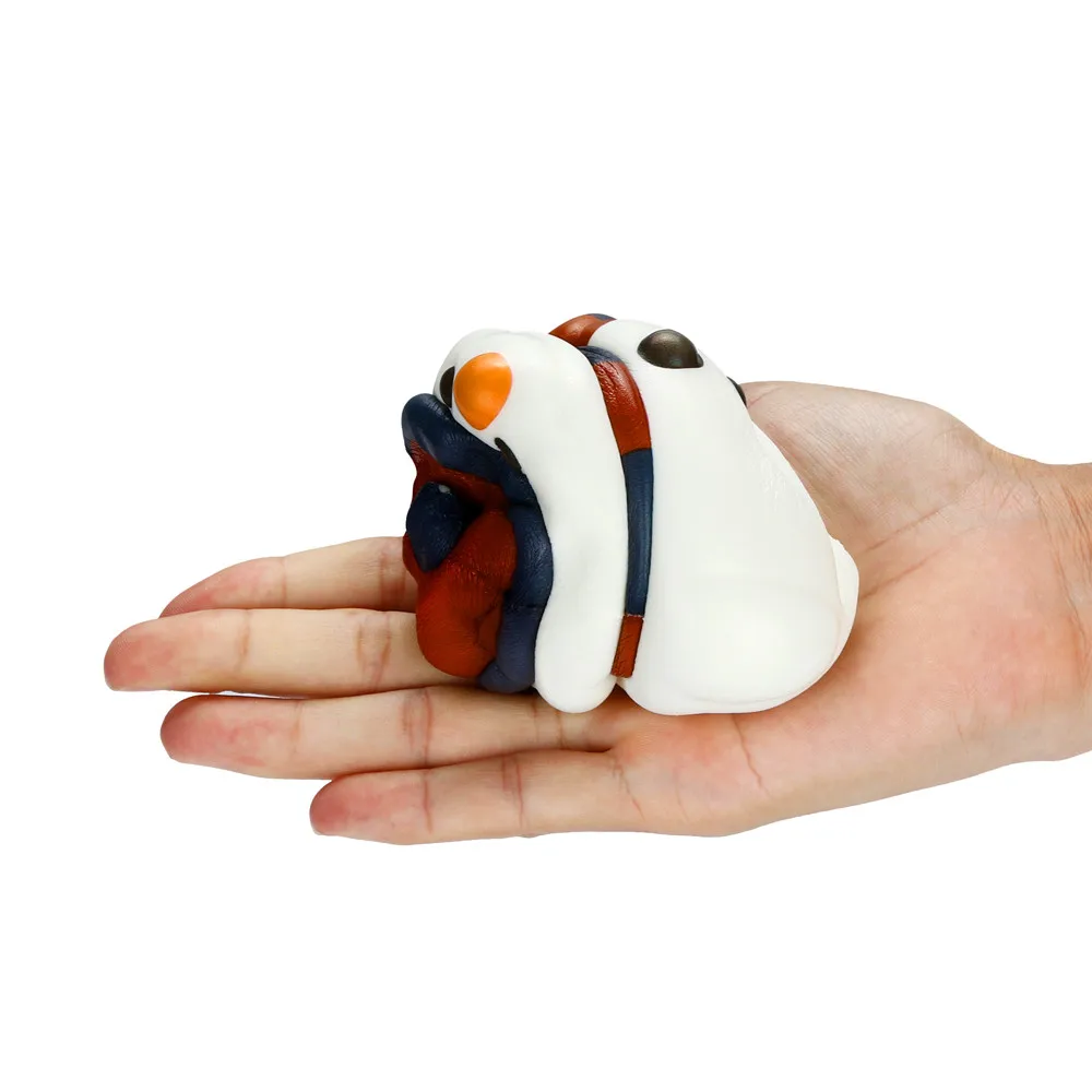 Рождественский снеговик ToyCream ScentedAntistress мяч Squeeze Mochi рост снятие стресса Забавный подарок декомпрессионная игрушка Прямая поставка