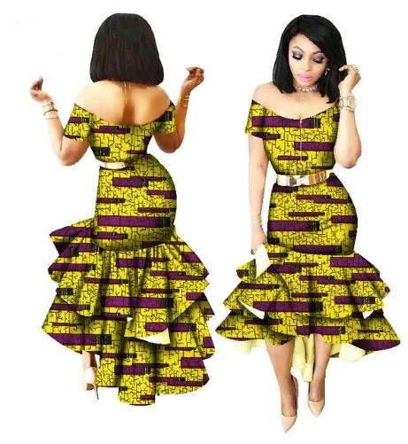 Африканский Традиционный Платья для женщин Новое поступление хлопок новинка 2017