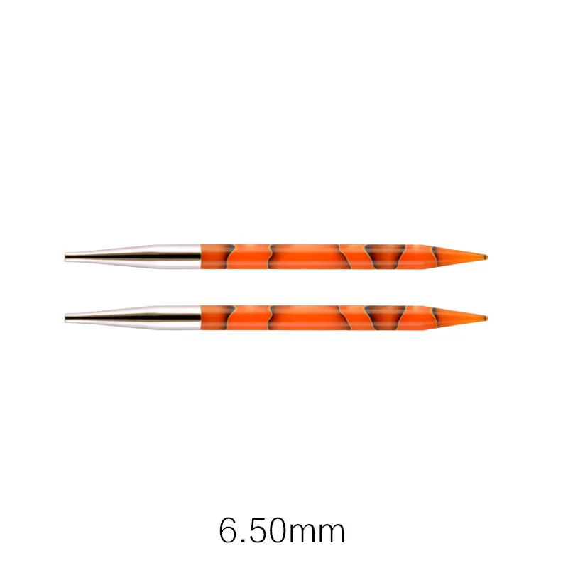6.50 mm 1 шт. Knitpro Knitter's Pride Marblz Сменные круглые иглы - Цвет: 6.50 mm