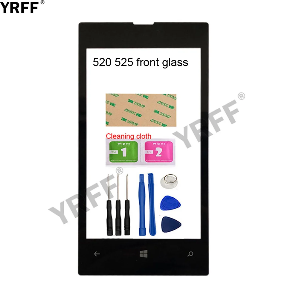 4 0 ''(без сенсорного экрана) внешнее стекло для Nokia Lumia 520 525 N520 N525 замена передней
