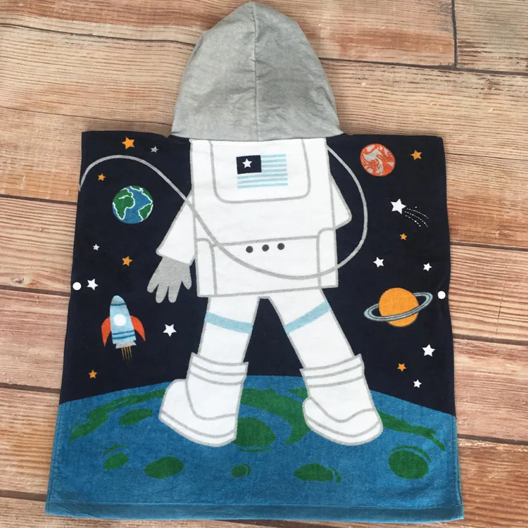 10 шт. Детские хлопковые банные халаты с капюшоном|beach towel|hooded towelswimming towel |