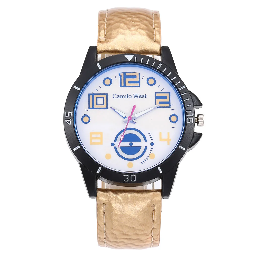 Модные роскошные женские часы с синим стеклянным циферблатом повседневные