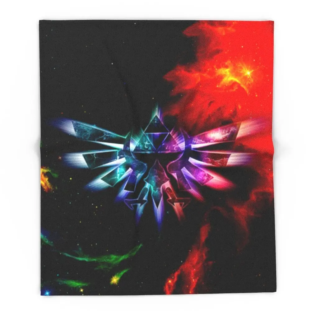 Одеяло на заказ Zelda космическое Флисовое одеяло диван/кровать/Самолет