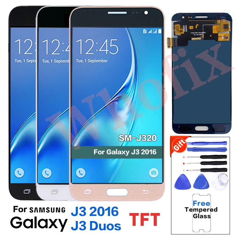 TFT для samsung J3 2016 J320 SM J320F дисплей ЖК экран Замена J320G J320M J320FN J320A модуль|Экраны