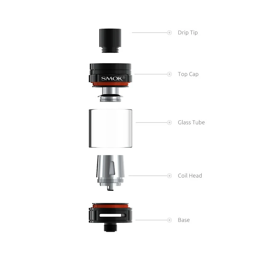 Атомайзер для электронной сигареты SMOK TFV8 BABY бак вейпа в виде ручки боксмод