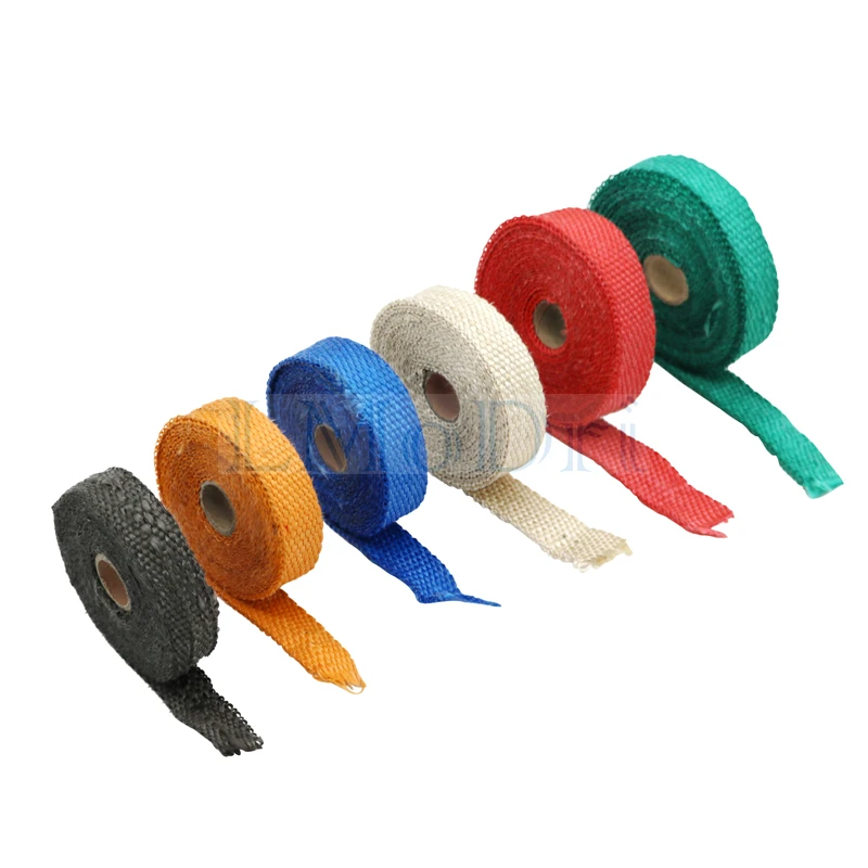 Передняя выхлопная труба LMoDri для мотоциклов защита от горячей обмотки