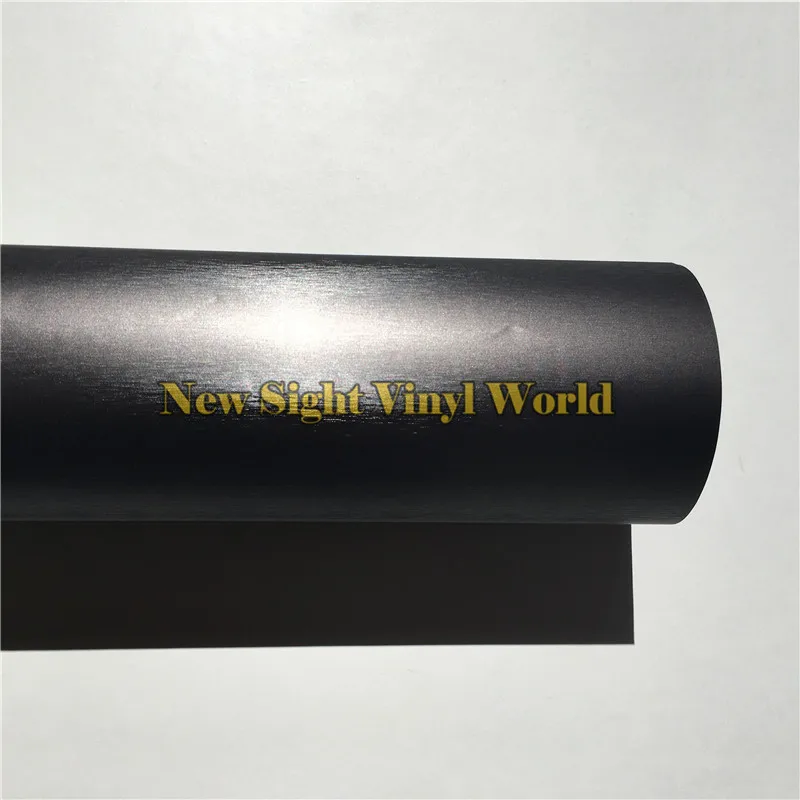 Высококачественная матовая серая хромированная металлическая виниловая