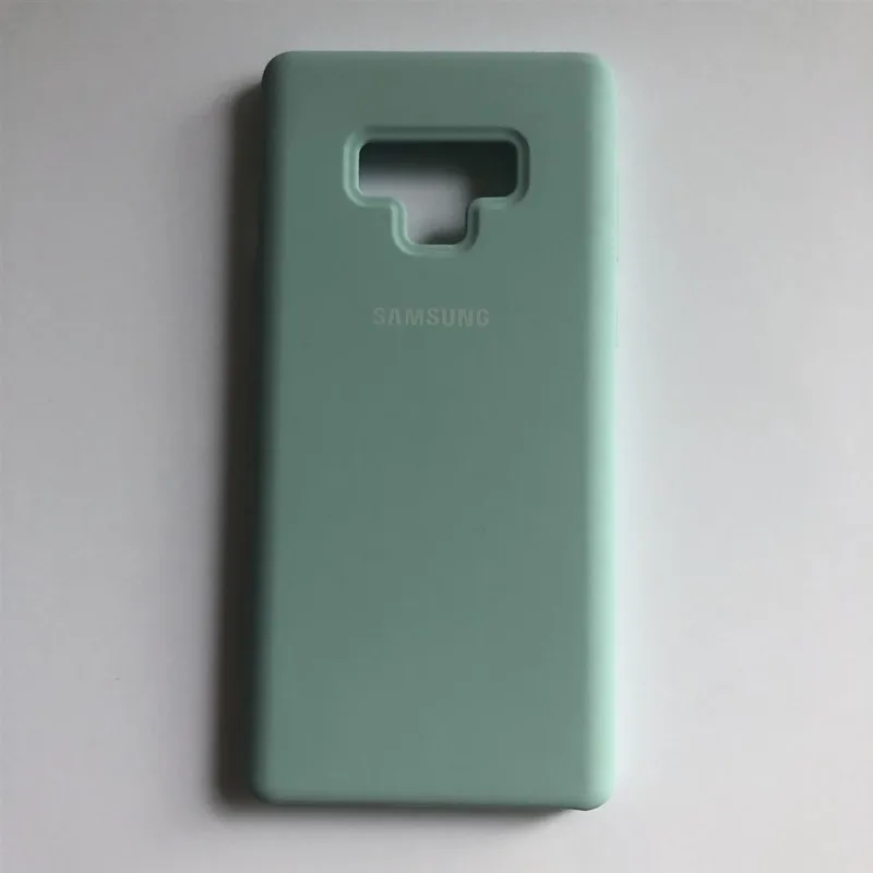 Жидкий силиконовый чехол для samsung Galaxy Note 9, шелковистый мягкий на ощупь защитный чехол на заднюю панель 6,4 дюймов, 8 цветов