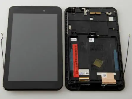 With Frame 7 ''дюймовый для Asus memo pad 7 ME170 K012 ME70CX 5581L ЖК-экран+ дигитайзер Сенсорная сборка рамка - Цвет: With Frame