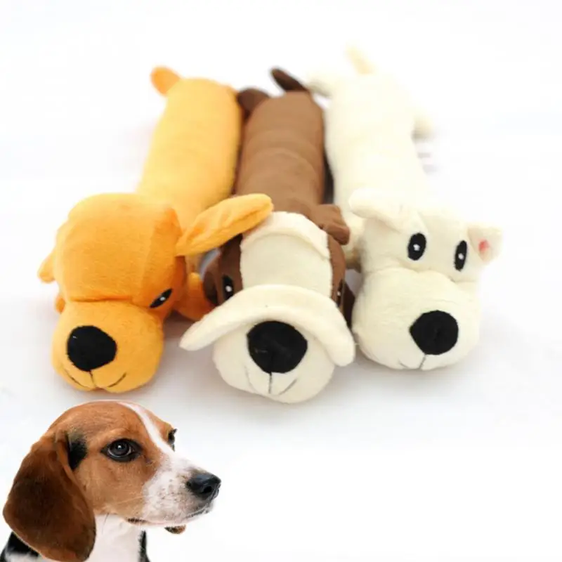 Рождество Pet щенок Плюшевые Звук Пёс из мультфильма Форма жевать игрушка