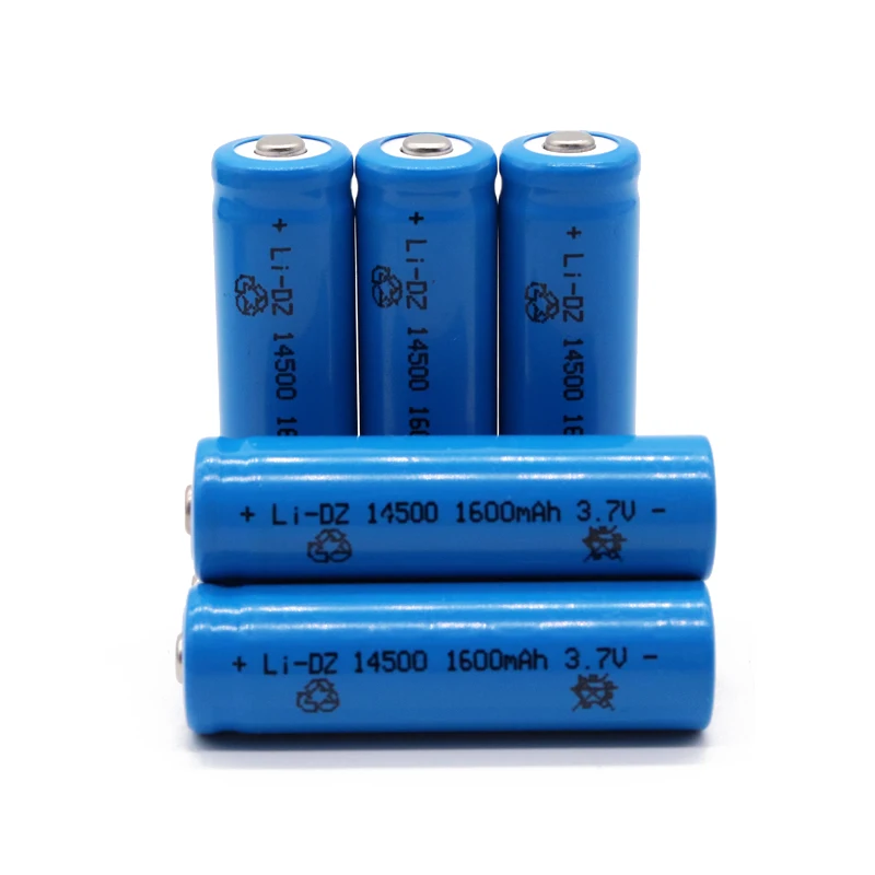 2 ~ 20 штук 100% оригинальный 14500 Батарея 3 7 V 1600 мАч литиевые батареи Литий-ионные
