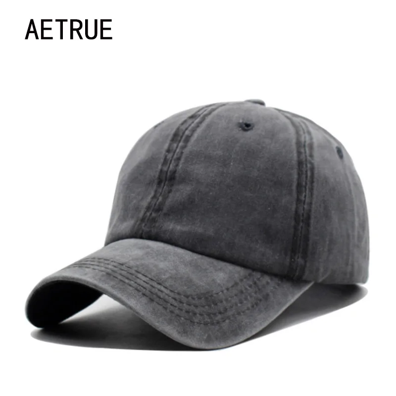 Фото Бренд AETRUE, модная Женская бейсбольная кепка, мужская Кепка Snapback, кепки Casquette Bone для мужчин, однотонная Повседневная однотонная Кепка на плоской подошве №2