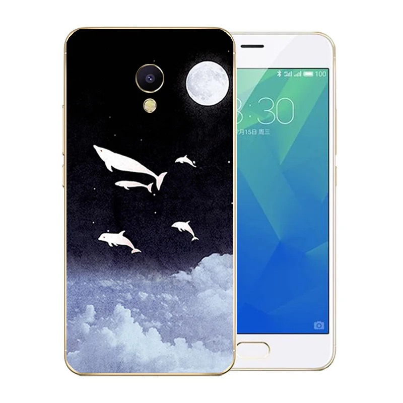 2017 Модный чехол для Meizu M5S Mini силиконовый Meilan m5s 5 2 дюймов Роскошный розовый M5s