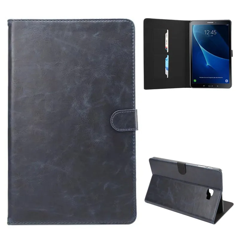 Роскошный чехол из искусственной кожи в стиле ретро для samsung Galaxy Tab A 10,1 T580, деловой стенд, смарт-чехол, чехол для samsung SM-T580 T585