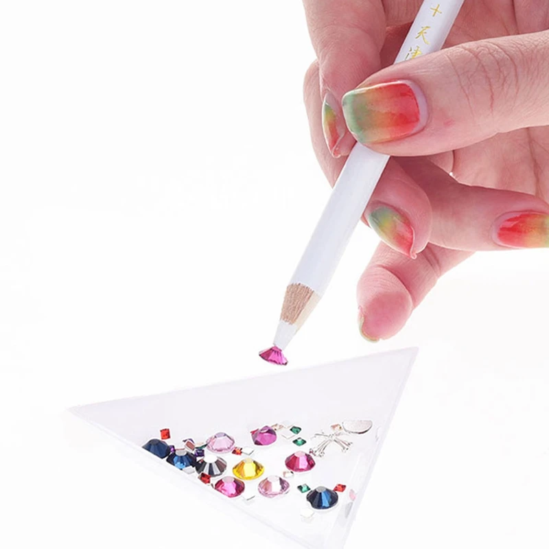 Стразы для нейл-арта набор драгоценных камней инструмент сверления восковый