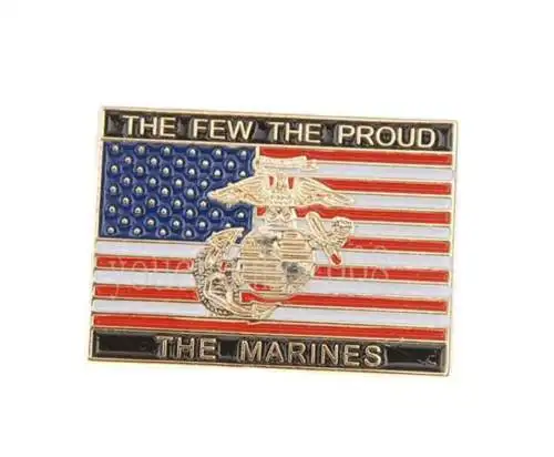 США Морская пехота Usmc The Few гордый маленький металлический значок|Спортивные