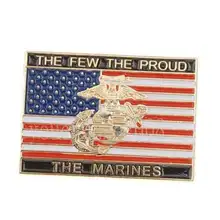 США Морская пехота Usmc The Few гордый маленький металлический