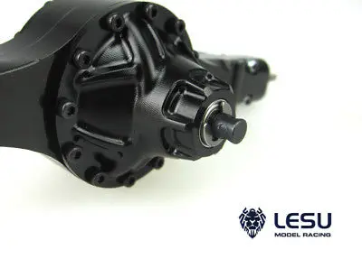 LESU металлический задний мост для 1/14 масштаб Tmy модель RC трактор грузовик
