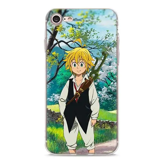 11 Прозрачный чехол Nanatsu no Taizai Seven Deadly Sin для Apple iPhone 11 Pro Max 7 8 Plus 6 6s Plus 5 5S X XR XS TPU мягкий чехол s Coque - Цвет: 11