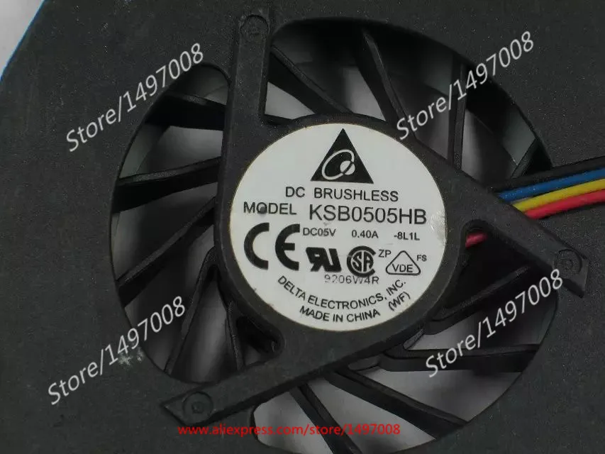 Delta Electronics KSB0505HB 8L1L DC 5V 0.40A 4 проводной Сервер вентилятор охлаждения|blower fan|server fanblower