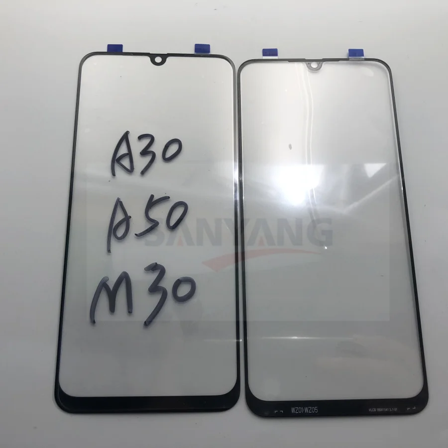 Для Samsung Galaxy A30 A50 A305F SM A505F LCD Сенсорная панель экран Переднее стекло Внешний