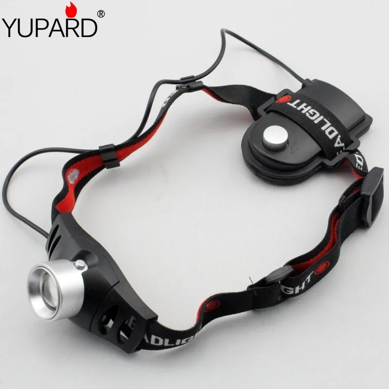 

YUPARD Cree Q5 LED Headlamp Headlight Zoomable for Camping Hiking Cycling Climbing, Free Shipping AAA battery