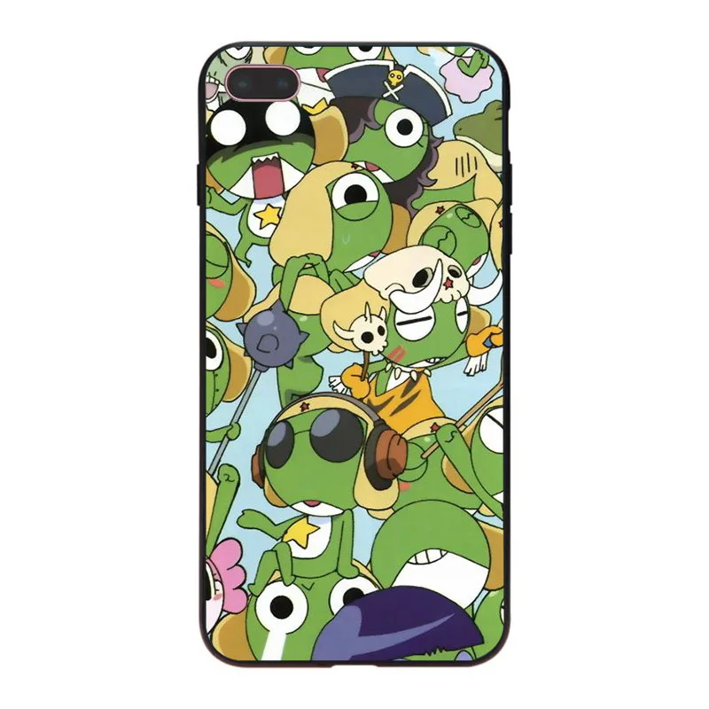 MaiYaCa Sergeant Keroro милые мягкие аксессуары для телефонов чехол Apple iPhone 8 7 6 6S Plus X 5 5S SE 5C |