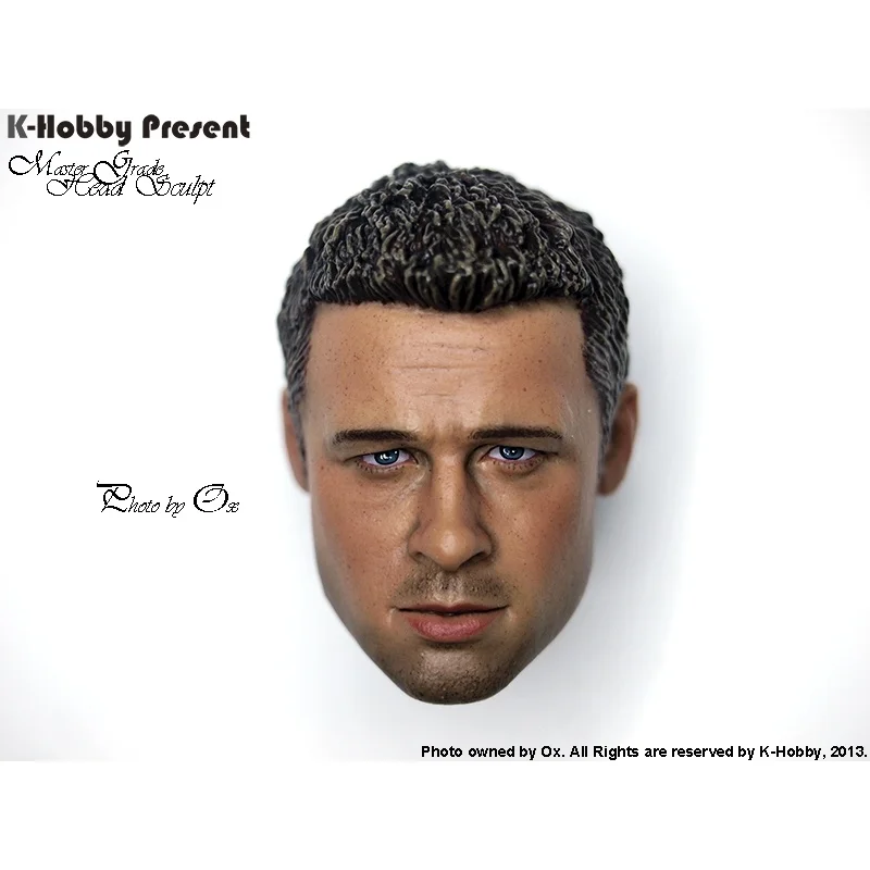 Estartek K Hobby 1/6 Брэд Питт голова лепить для 12 дюймов фигурку DIY|Игровые фигурки и