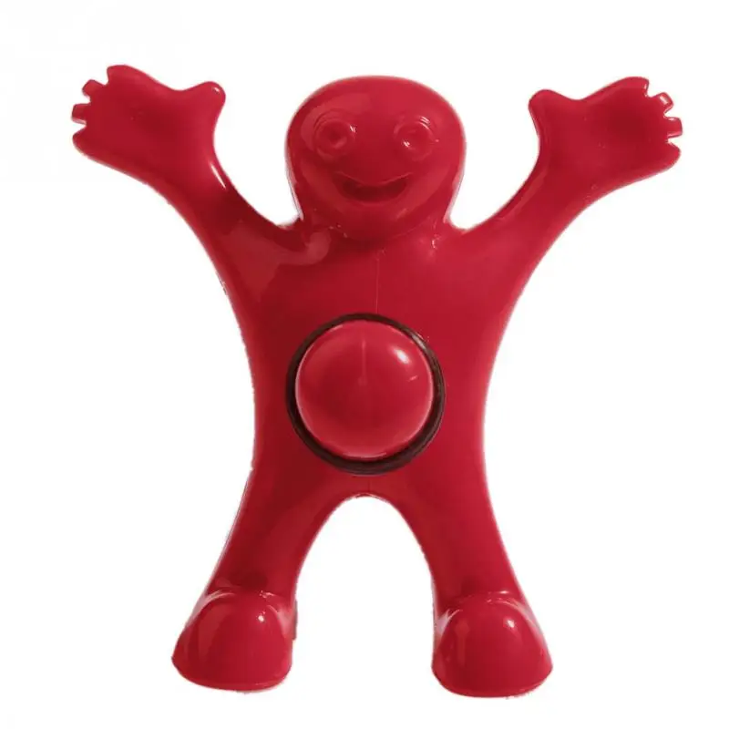 Новый Творческий Кухня Бар Красный Fun Счастливый Человек Форма Пиво Сода Бутылки