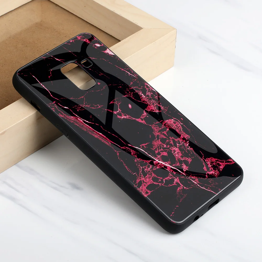 Чехол из мраморного стекла для Samsung Galaxy Note 9 8 S10 E S9 S8 Plus M10 M20 A7 A8 A9 J8 2018 J5 Prime J3 J7 2017 |