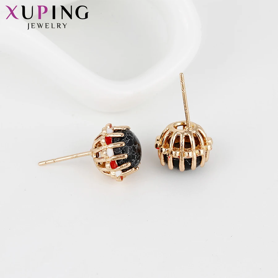 Xuping особенно модные серьги новый дизайн шаров позолоченные ювелирные изделия