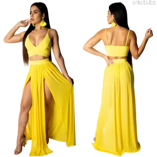 Женский шифоновый комплект с V образным вырезом без рукавов| |