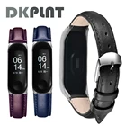 Цветной кожаный ремешок для Xiaomi Mi band 2345 и Miband4 ремешок для часов Ремешок Для xiaomi mi Band 435 браслет ремешок
