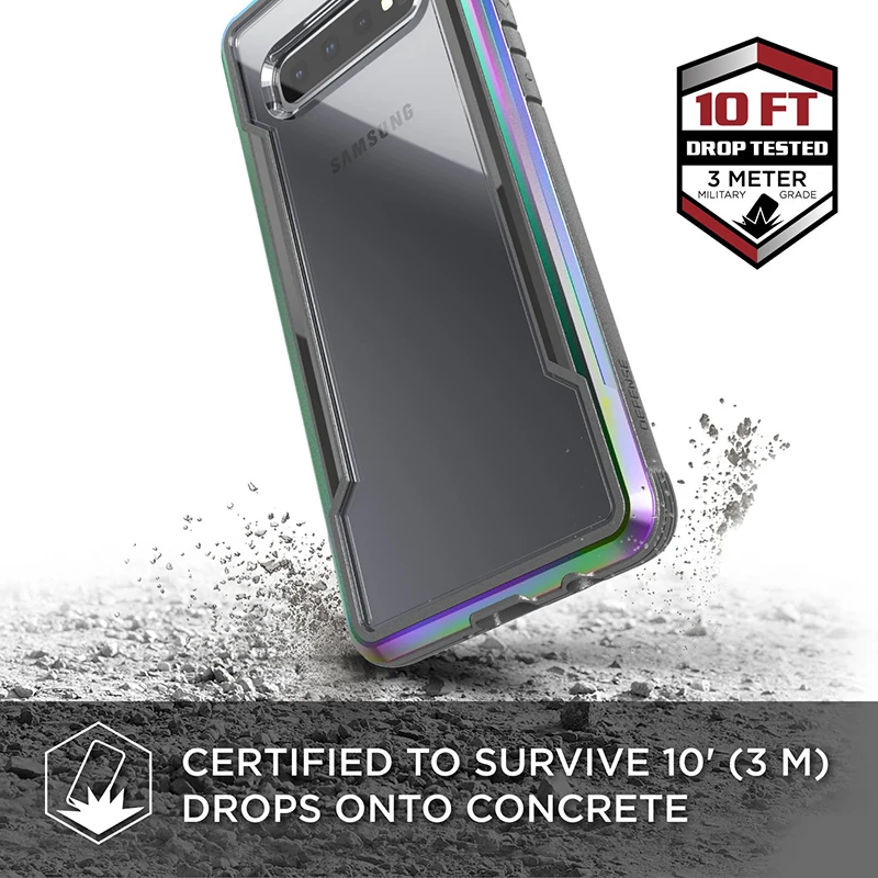 X-Doria Defense Shield Phone Case For Samsung Galaxy S10 Plus Military Grade Drop Tested Anodized Aluminum Cover S10e |