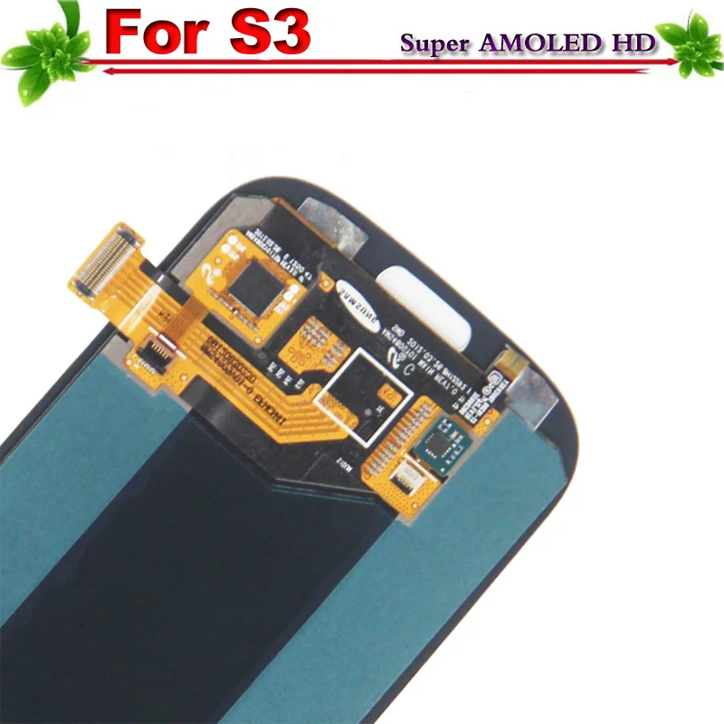 Активно-матричные осид для SAMSUNG Galaxy S3 Дисплей i9300 i9305 Сенсорный экран digitizer Замена