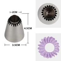 20pcsllotfree shipping new stainless steel 188 sultane cake decorating tips pastry icing nozzles hbr002