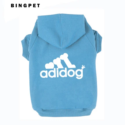 Спортивный стиль печатный мягкий хлопок для собак Толстовка с капюшоном