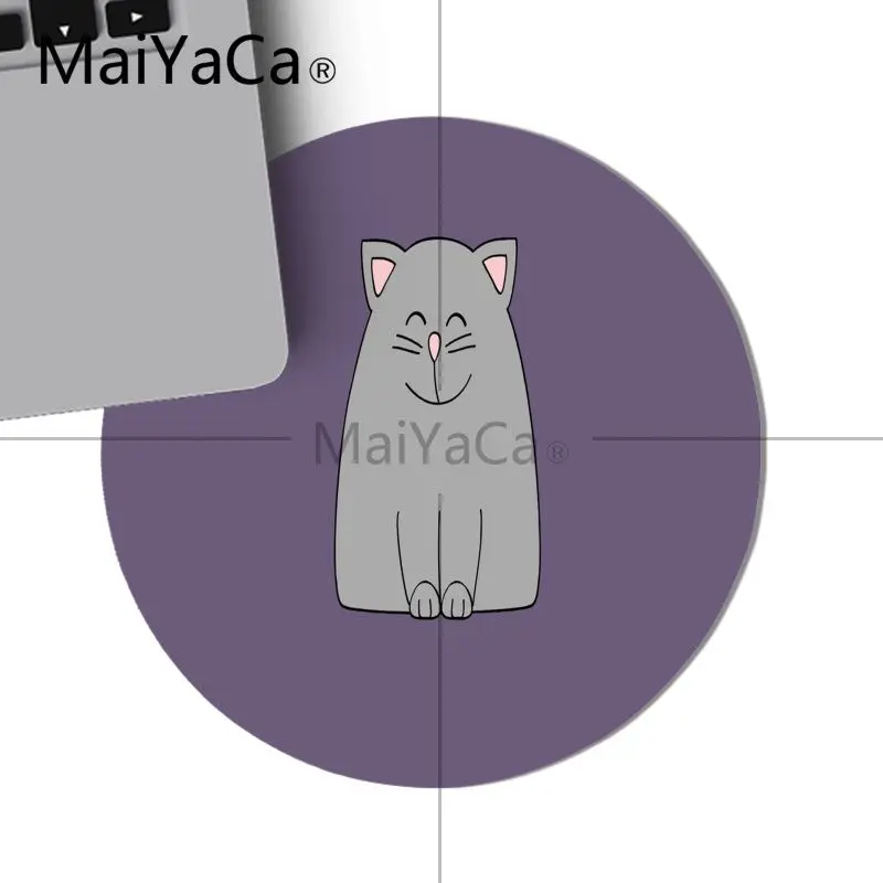 MaiYaCa коврик для мыши с рисунком совы противоскользящий прочный силиконовый