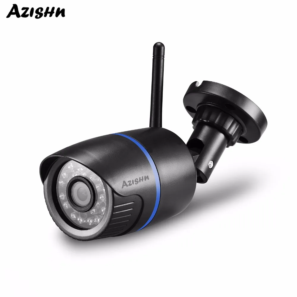 AZISHN FULL HD 1080P 960P 720P камера с системой скрытого наблюдения ONVIF P2P 24IR Обнаружение