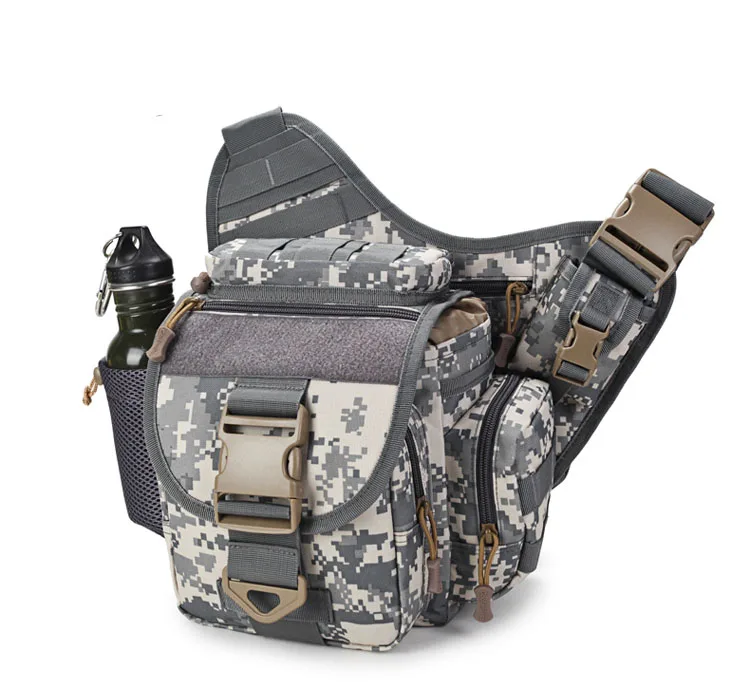 ACU Molle открытый SWAT военная армейская тактическая сумка поясная походная сумка на плечо Камера спортивная походная охотничья тренировочная поясная сумка - Цвет: ACU