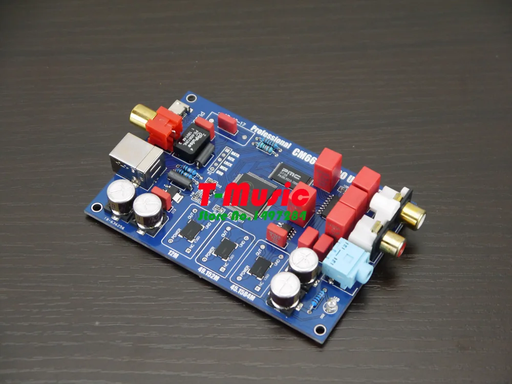 Обновленная версия SITIME CM6631A USB DAC звуковая карта/support 3 5 мм и коаксиальный 24 бит 192K