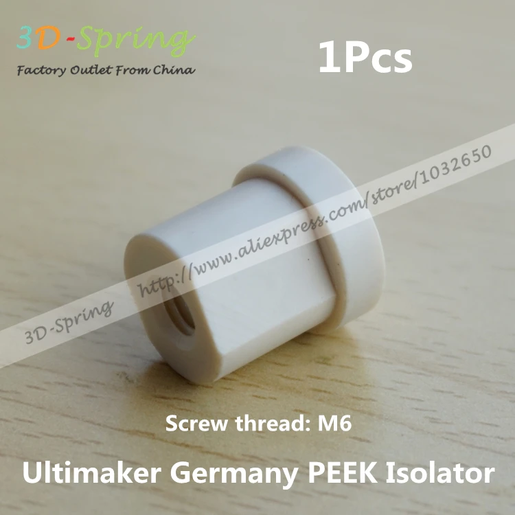 Ultimaker Германия PEEK Budaschnozzle изолятор V 2 0 винтовая резьба М6 резьбовой материал|peek